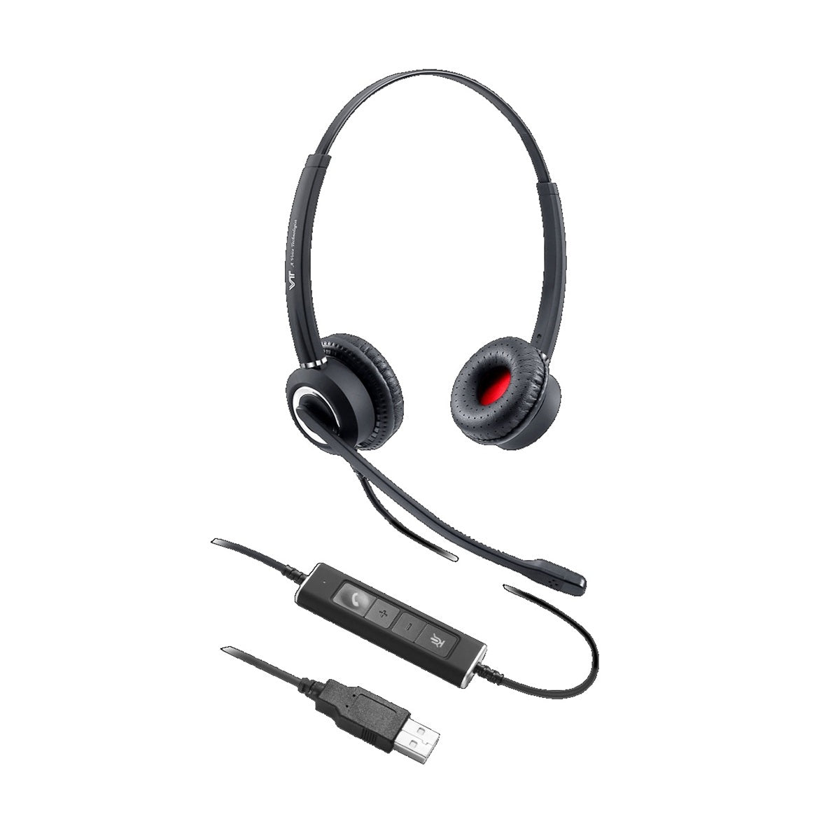 Auricular VT6300 con doble cancelación de ruido (ENCx2) y cable USB