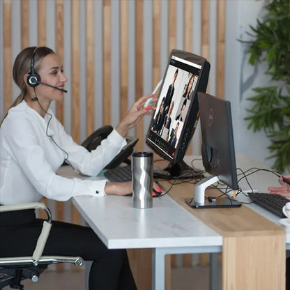 Auricular VT6300 con doble cancelación de ruido (ENCx2) y cable USB VTPERÚ