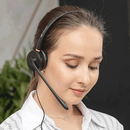 Auricular VT6909 con Cancelador de ruido, Luz de Ocupado y Cable USB